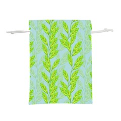 Background Leaves Branch Seamless Lightweight Drawstring Pouch (m) by Ravend