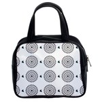 Floral Art Pattern Design Classic Handbag (Two Sides) Front