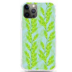 Background Leaves Branch Seamless Iphone 12 Pro Max Tpu Uv Print Case by Ravend