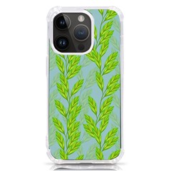 Background Leaves Branch Seamless Iphone 14 Pro Tpu Uv Print Case by Ravend