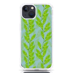 Background Leaves Branch Seamless Iphone 13 Tpu Uv Print Case by Ravend