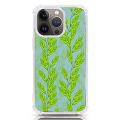 Background Leaves Branch Seamless Iphone 13 Pro Tpu Uv Print Case by Ravend