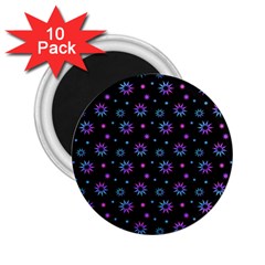 Stars Pattern Art Design 2 25  Magnets (10 Pack)  by Ravend