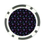 Stars Pattern Art Design Poker Chip Card Guard Front