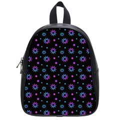 Stars Pattern Art Design School Bag (small) by Ravend