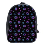 Stars Pattern Art Design School Bag (XL) Front