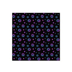 Stars Pattern Art Design Satin Bandana Scarf 22  X 22  by Ravend