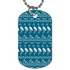 Pattern Background Art Wallpaper Dog Tag (one Side) by Ravend