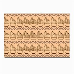 Pattern Design Background Nature Postcard 4 x 6  (pkg Of 10) by Ravend