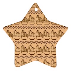 Pattern Design Background Nature Star Ornament (two Sides) by Ravend