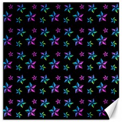 Stars Pattern Art Design Wallpaper Canvas 12  X 12  by Ravend