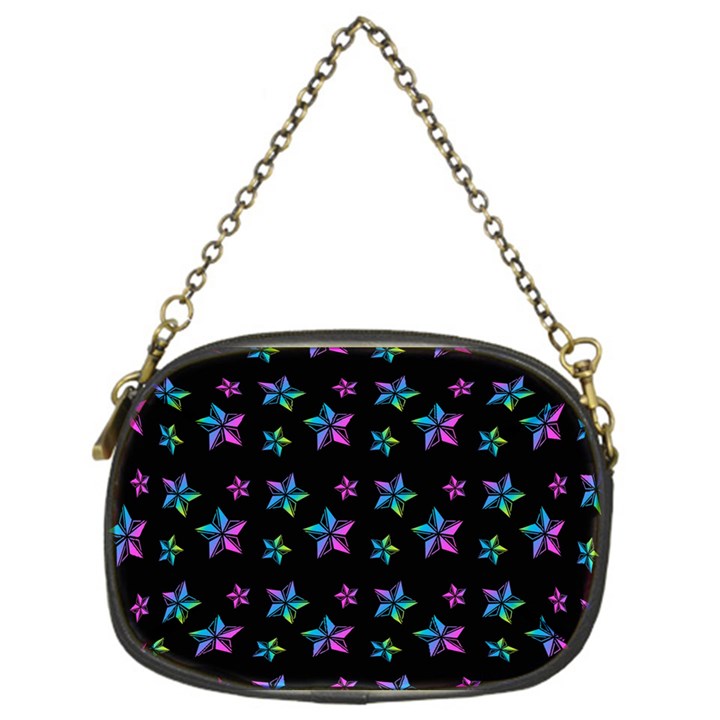 Stars Pattern Art Design Wallpaper Chain Purse (One Side)