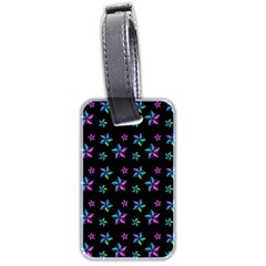 Stars Pattern Art Design Wallpaper Luggage Tag (two Sides) by Ravend