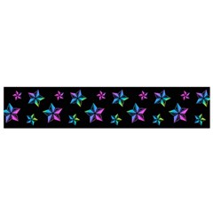 Stars Pattern Art Design Wallpaper Small Premium Plush Fleece Scarf by Ravend