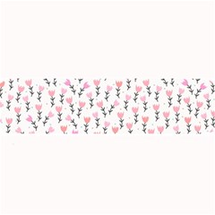 Flowers Pattern Decoration Design Large Bar Mat by Ravend