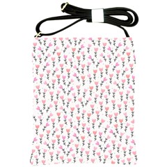 Flowers Pattern Decoration Design Shoulder Sling Bag by Ravend