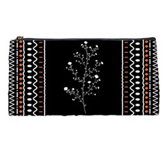 Flowers Line Art Wall Decoration Pencil Case by Ravend