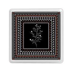 Flowers Line Art Wall Decoration Memory Card Reader (square) by Ravend