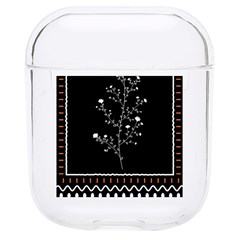 Flowers Line Art Wall Decoration Hard Pc Airpods 1/2 Case by Ravend