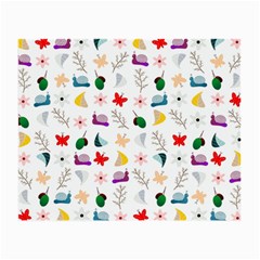 Snail Butterfly Pattern Seamless Small Glasses Cloth (2 Sides) by Ravend