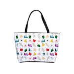 Snail Butterfly Pattern Seamless Classic Shoulder Handbag Front