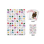 Snail Butterfly Pattern Seamless Playing Cards Single Design (Mini) Back