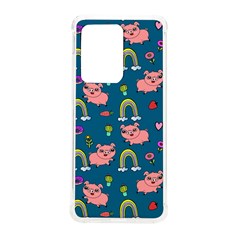 Flowers Pink Pig Piggy Seamless Samsung Galaxy S20 Ultra 6 9 Inch Tpu Uv Case by Ravend