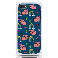 Flowers Pink Pig Piggy Seamless Iphone Se by Ravend