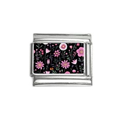 Flowers Pattern Italian Charm (9mm) by Ravend