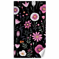 Flowers Pattern Canvas 40  X 72  by Ravend