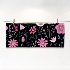 Flowers Pattern Hand Towel by Ravend