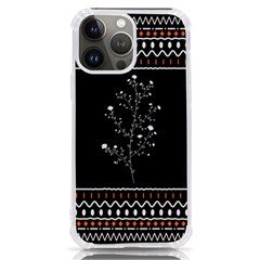 Flowers Line Art Wall Decoration Iphone 13 Pro Max Tpu Uv Print Case by Ravend