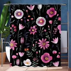 Flowers Pattern Shower Curtain 60  X 72  (medium)  by Ravend