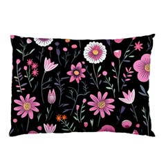 Flowers Pattern Pillow Case (two Sides) by Ravend