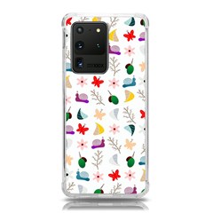 Snail Butterfly Pattern Seamless Samsung Galaxy S20 Ultra 6 9 Inch Tpu Uv Case by Ravend