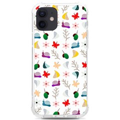 Snail Butterfly Pattern Seamless Iphone 12/12 Pro Tpu Uv Print Case by Ravend