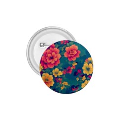 Floral Art Flowers Textile 1 75  Buttons by Ravend