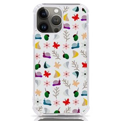 Snail Butterfly Pattern Seamless Iphone 13 Pro Max Tpu Uv Print Case by Ravend