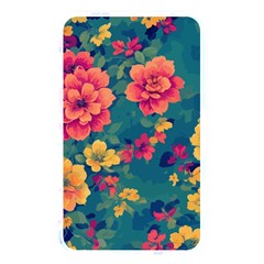 Floral Art Flowers Textile Memory Card Reader (rectangular) by Ravend