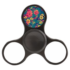 Floral Art Flowers Textile Finger Spinner by Ravend