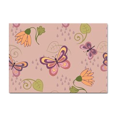 Butterfly Background Pattern Texture Sticker A4 (100 Pack) by Ravend