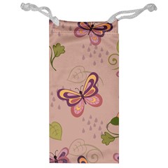 Butterfly Background Pattern Texture Jewelry Bag