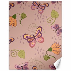 Butterfly Background Pattern Texture Canvas 12  X 16  by Ravend