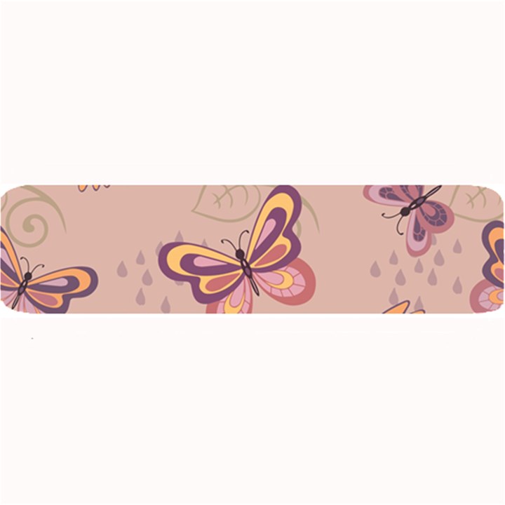 Butterfly Background Pattern Texture Large Bar Mat