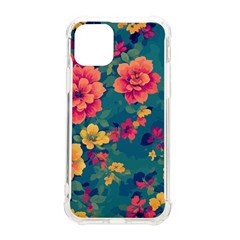 Floral Art Flowers Textile Iphone 11 Pro 5 8 Inch Tpu Uv Print Case by Ravend