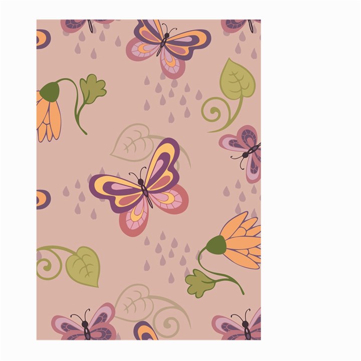 Butterfly Background Pattern Texture Large Garden Flag (Two Sides)