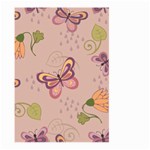 Butterfly Background Pattern Texture Large Garden Flag (Two Sides) Back