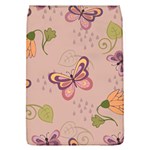 Butterfly Background Pattern Texture Removable Flap Cover (L) Front