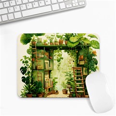 Building Potted Plants Small Mousepad by Ravend