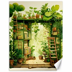 Building Potted Plants Canvas 18  X 24  by Ravend